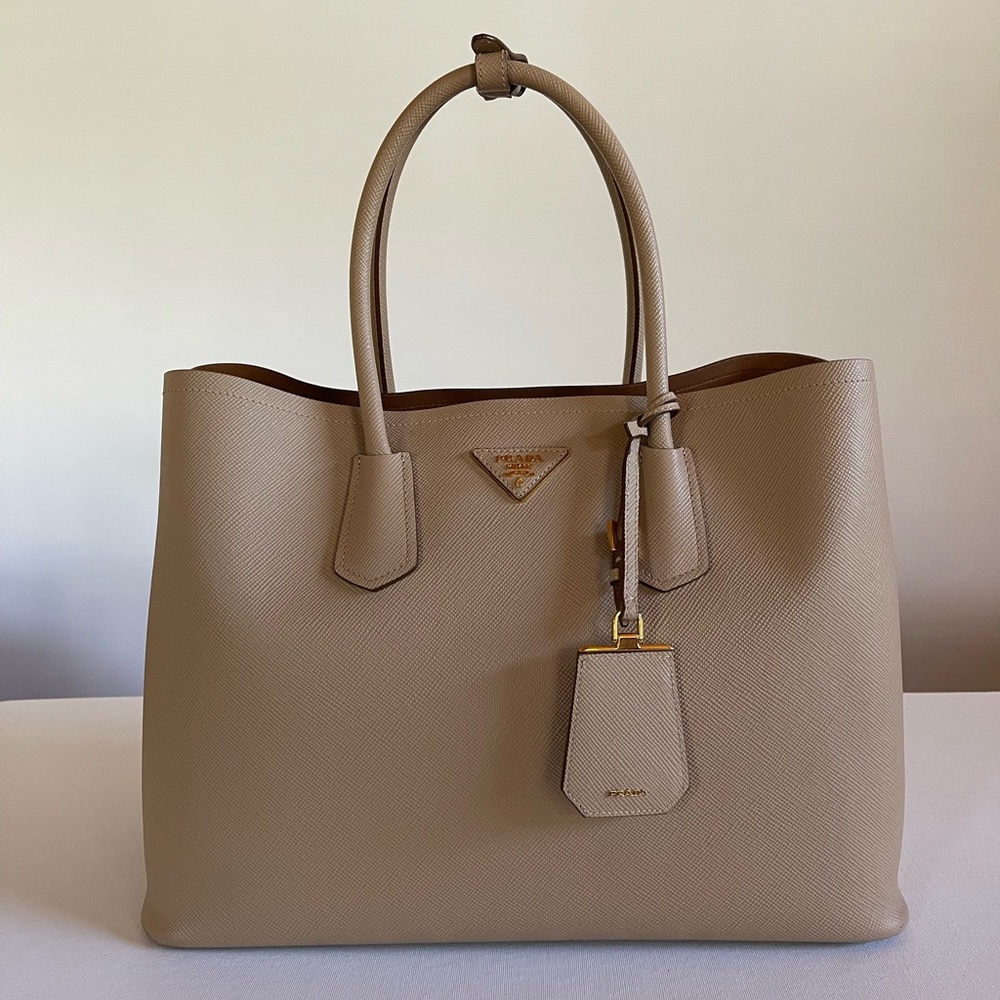 PRADA LARGE SAFFIANO DOUBLE BAG